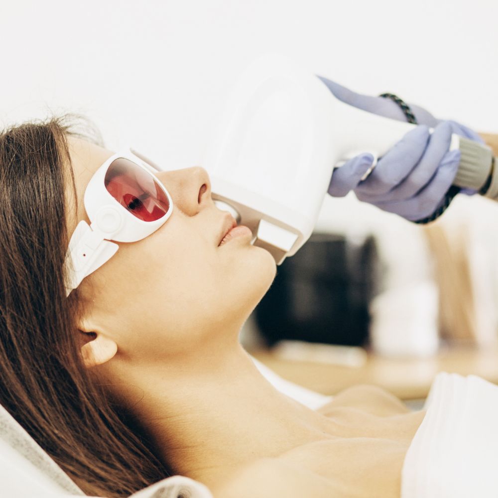 Laser epilation, hair removal therapy